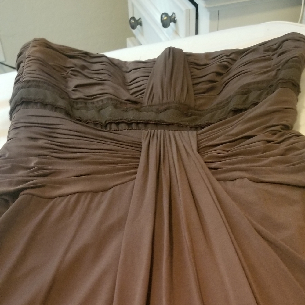 BCBG Maxazria strapless long dress - Picture 3 of 6